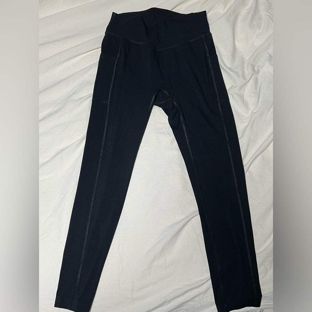 Namarie Black Women's Leggings with Side Pocket